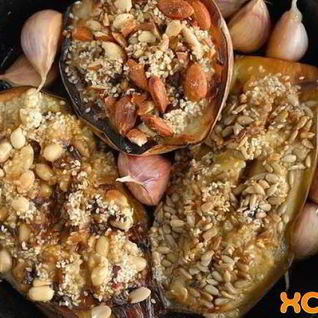 Баклажаны с орехами