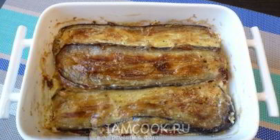 баклажаны с помидорами и чесноком в духовке