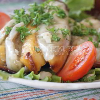 Баклажаны запеченные с сыром