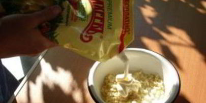 баклажаны, жареные с майонезом