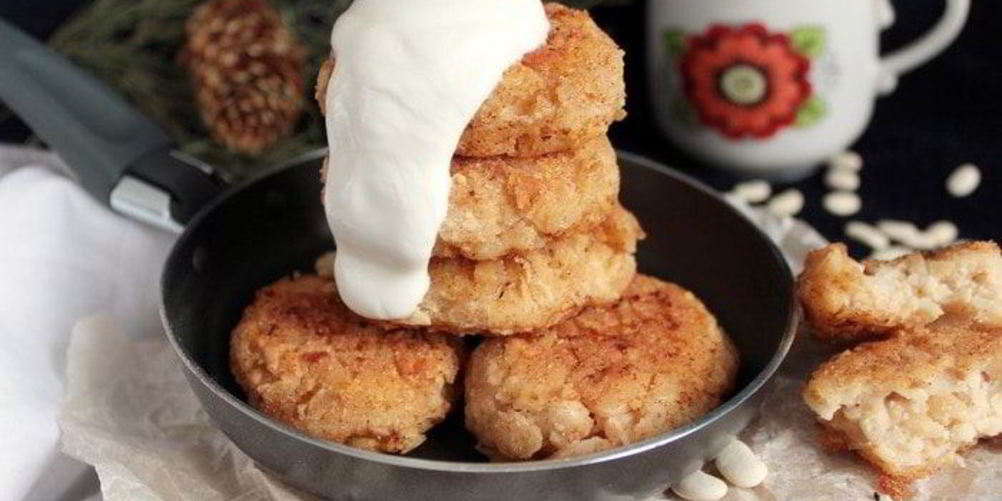 Рецепт биточки из фасоли и сыра