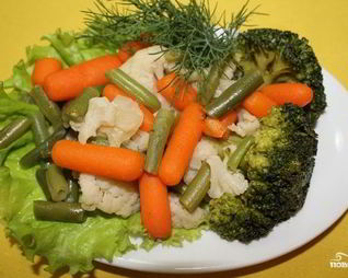 Брокколи и цветная капуста в мультиварке