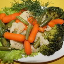 Рецепт Брокколи и цветная капуста в мультиварке