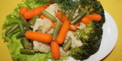 брокколи и цветная капуста в мультиварке