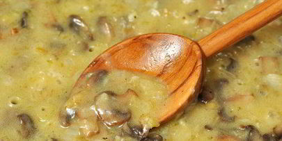 брюссельская капуста с шампиньонами