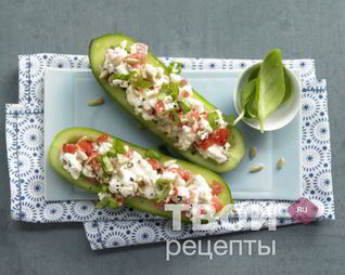 Фаршированные огурцы