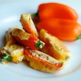 Фаршированные перчики в кляре