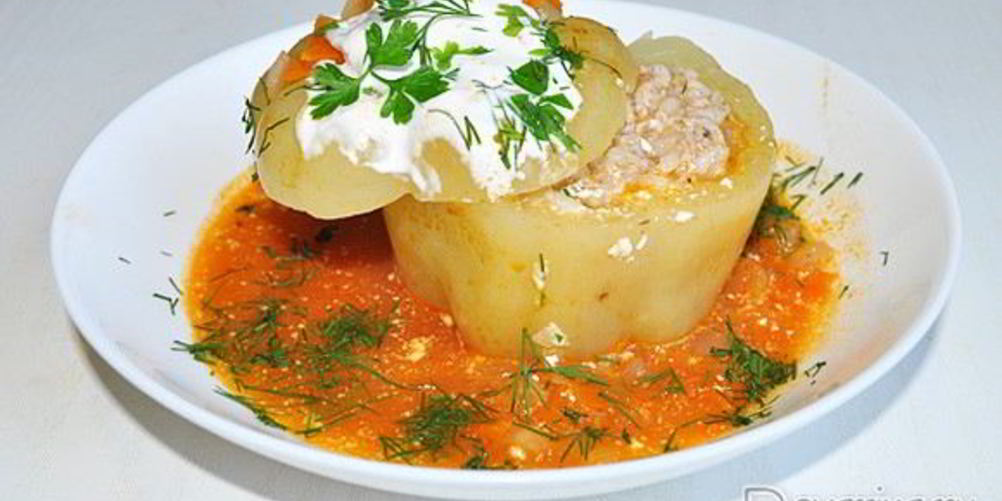 Рецепт фаршированные перцы с куриным фаршем