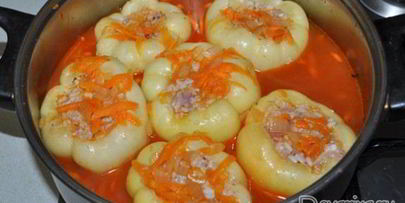 фаршированные перцы с куриным фаршем
