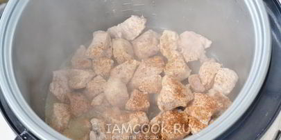 фасоль с мясом в мультиварке