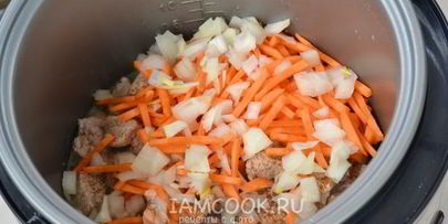 фасоль с мясом в мультиварке