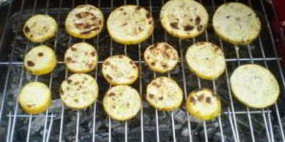 кабачки под чесночным соусом