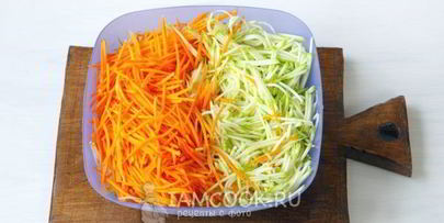 кабачки с морковью по-корейски