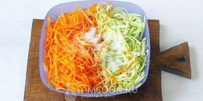 кабачки с морковью по-корейски