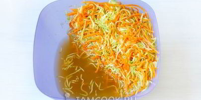 кабачки с морковью по-корейски