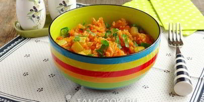 кабачки с рисом в мультиварке