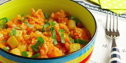 кабачки с рисом в мультиварке