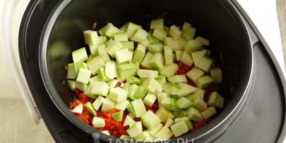 кабачки с рисом в мультиварке