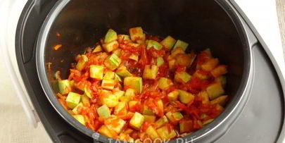 кабачки с рисом в мультиварке