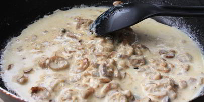 кабачки с шампиньонами