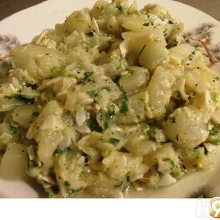 Кабачки с яйцом