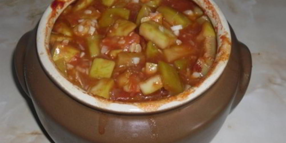 Рецепт кабачки в горшочке