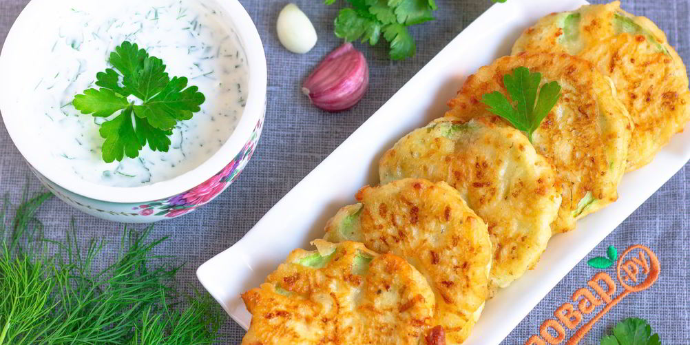 Рецепт кабачки в йогуртовом кляре с сыром