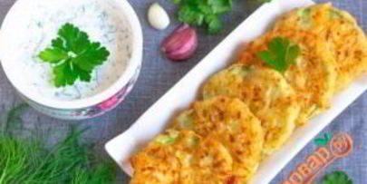 кабачки в йогуртовом кляре с сыром