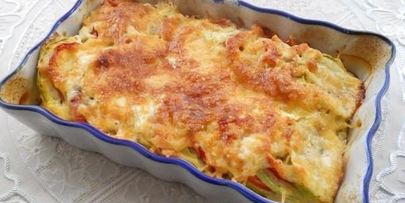 кабачки запеченные с помидорами