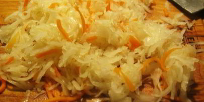 капуста с беконом по-холостяцки