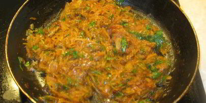 капуста с беконом по-холостяцки