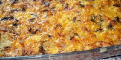 капуста со свининой в духовке