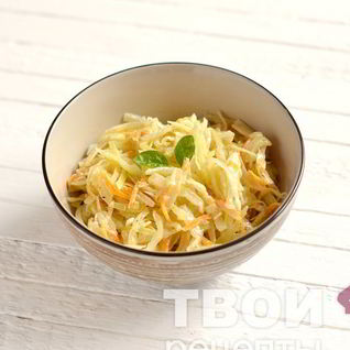 Капуста тушеная десятиминутка