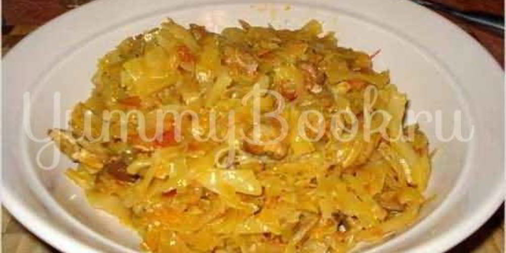 Рецепт капуста тушенная со свининой