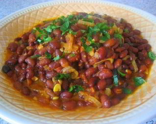 Карри с красной фасолью