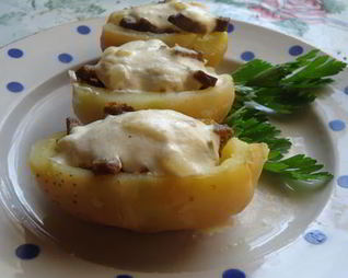 Картофель фаршированный