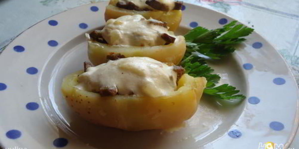 Рецепт картофель фаршированный