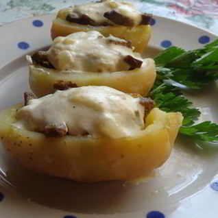 Картофель фаршированный