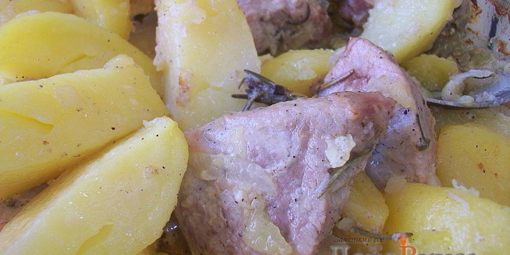Рецепт картошка запеченная в духовке со свиной вырезкой