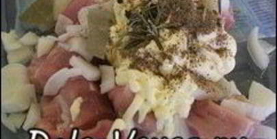 картошка запеченная в духовке со свиной вырезкой