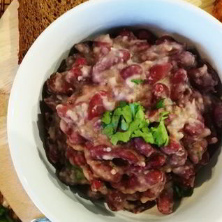 Лобио из красной фасоли