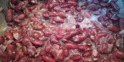 лобио из красной фасоли