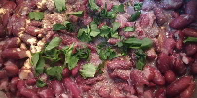 лобио из красной фасоли