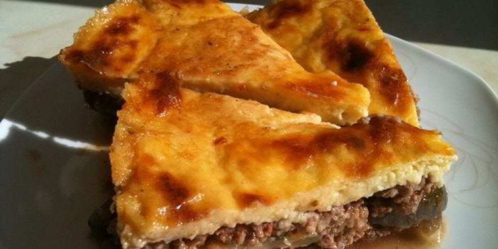 Рецепт мусака с соусом бешамель
