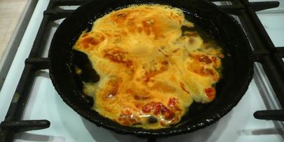 печеные баклажаны в духовке с перцем