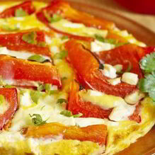 Рецепт Пикантный перец, жаренный с брынзой