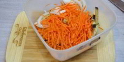 синенькие с морковкой