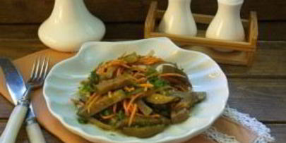 синенькие с морковкой