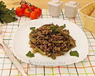 Стручковая фасоль по-флотски