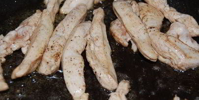 стручковая фасоль под сливочным соусом